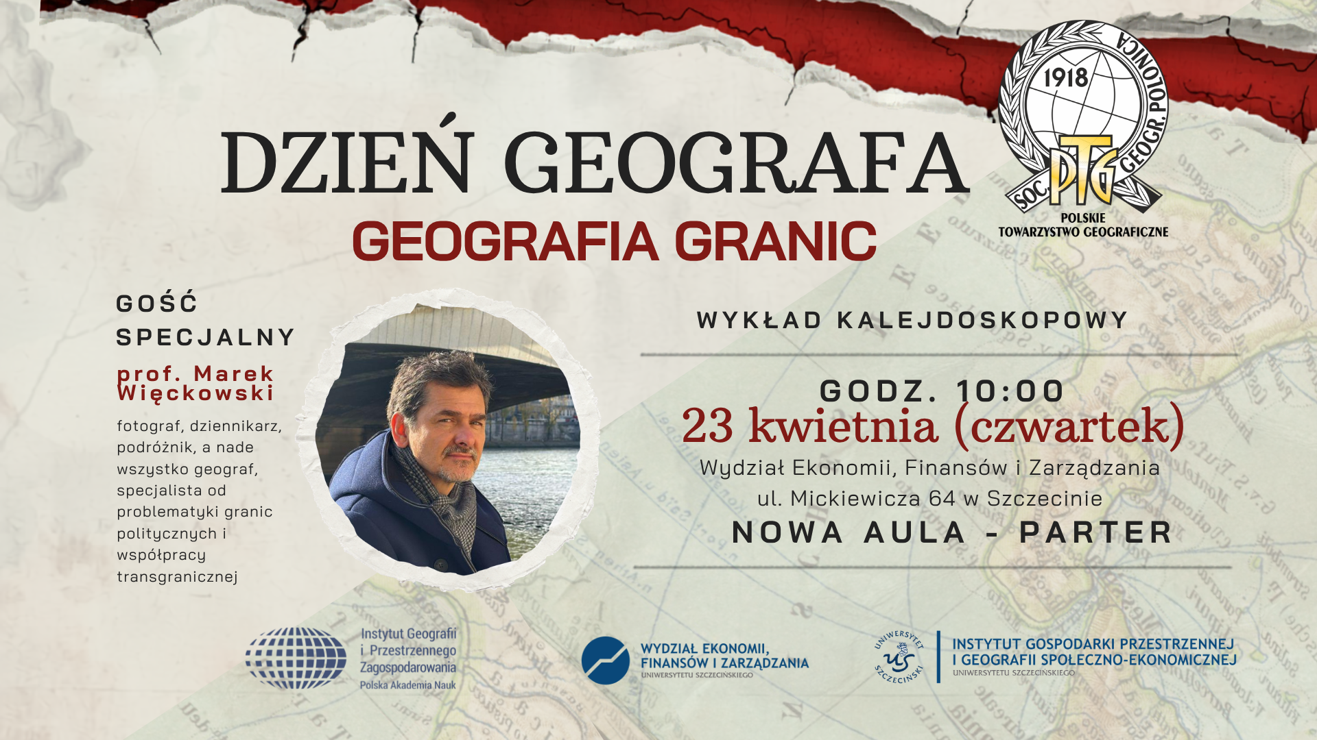 Zapraszamy na Dzień Geografa  23.04.2026